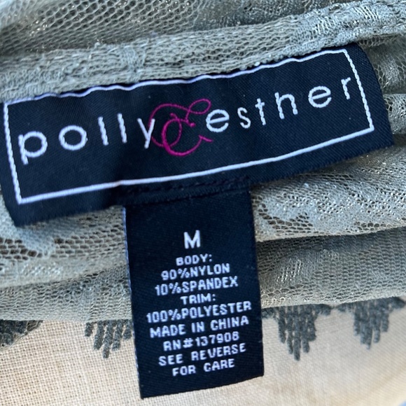 Silver Lace Duster in Medium y2k fairycore sheer layering - Picture 7 of 7